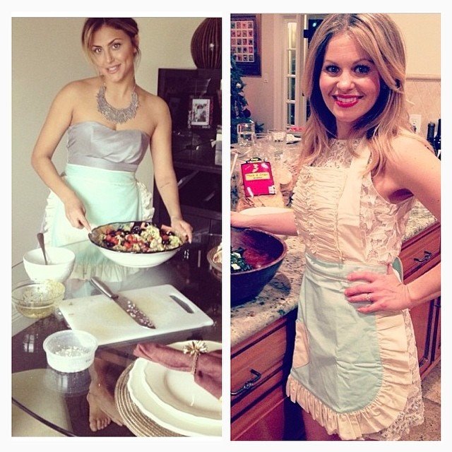 A Vintage darling apron in mint (spring vibes)