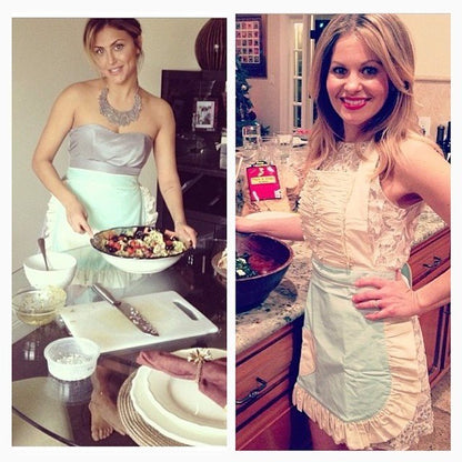 A Vintage darling apron in mint (spring vibes)
