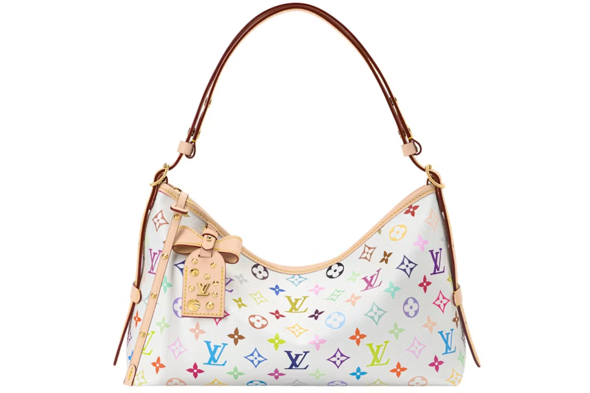 Louis Vuitton x Takashi Murakami CarryAll East West Multicolor White