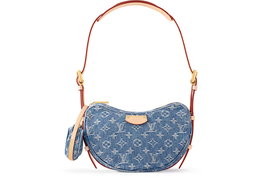 Louis Vuitton Croissant Monogram Denim Blue