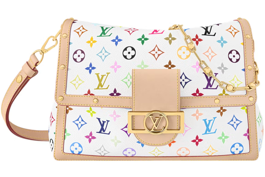 Louis Vuitton x Takashi Murakami Dauphine Soft White