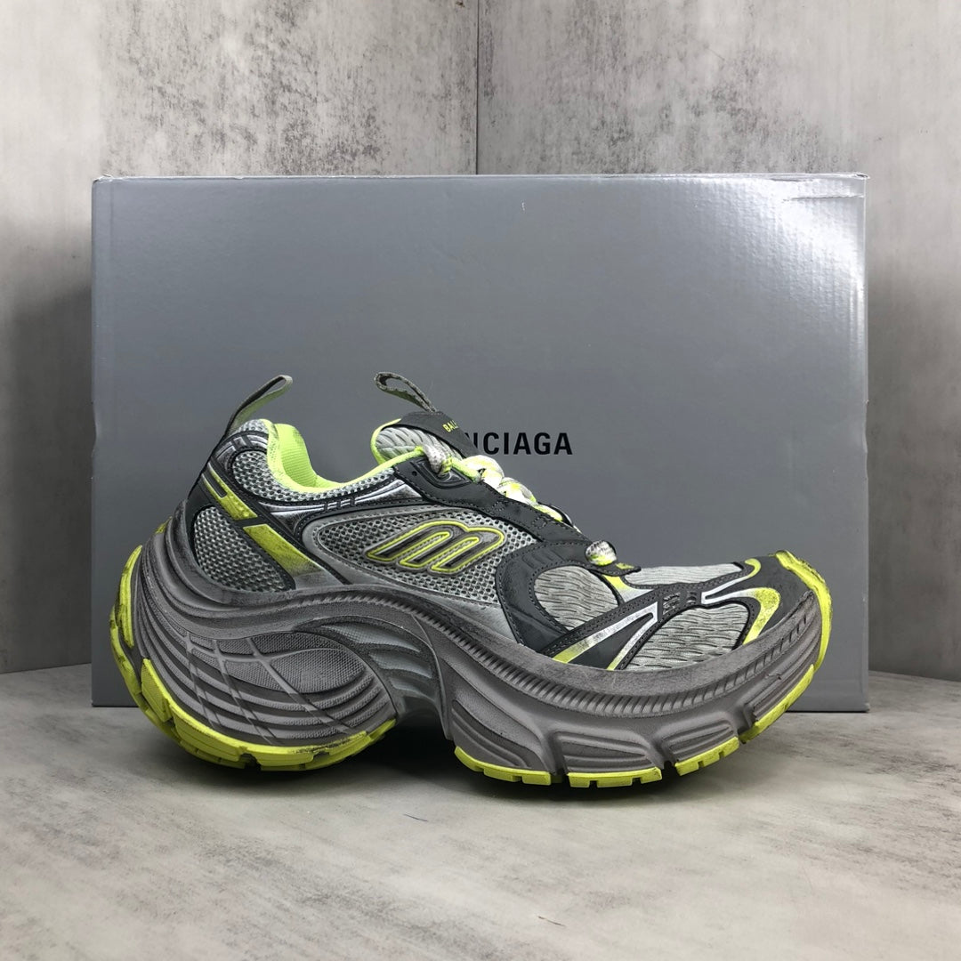 Balenciaga 10XL Sneakers Grey/Green