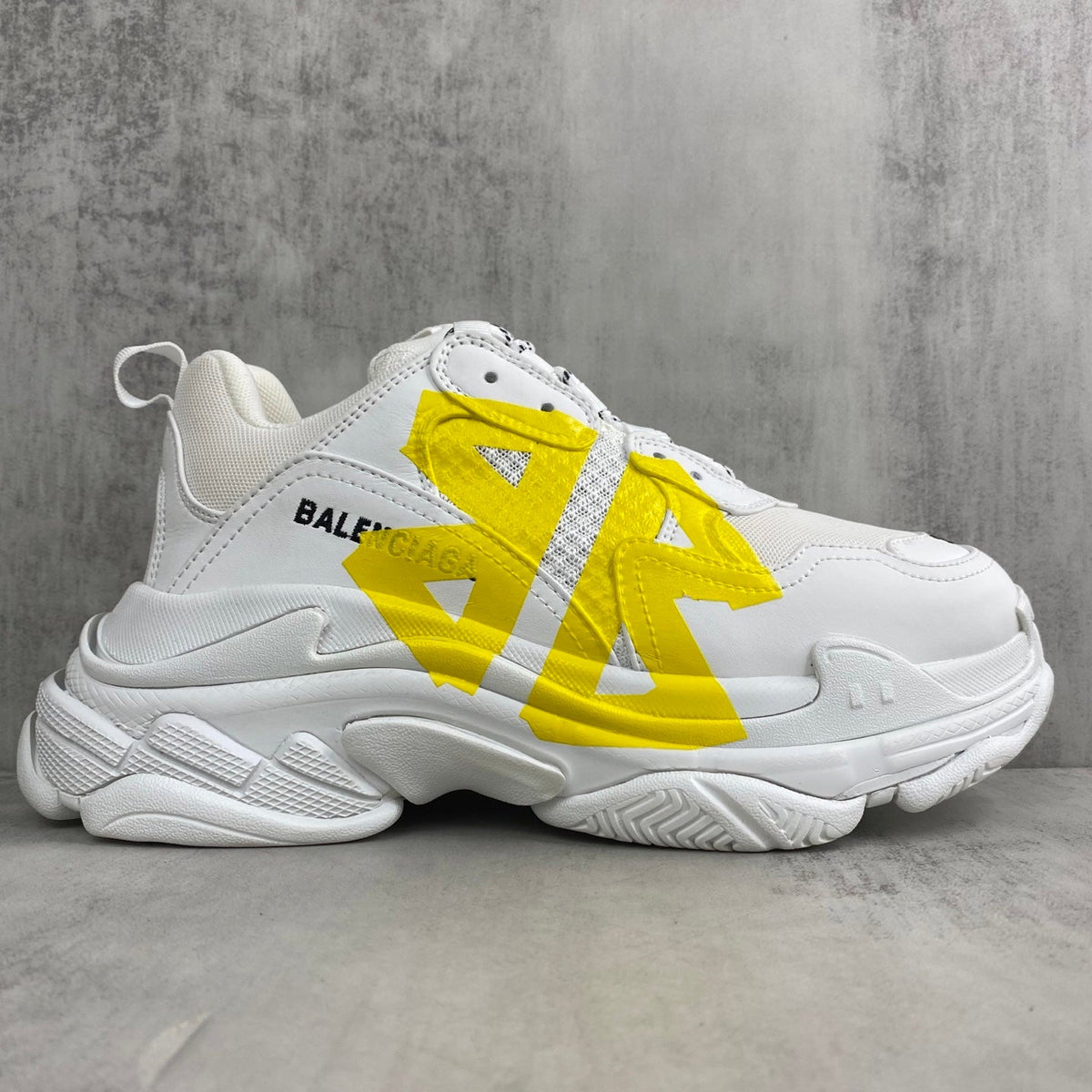 Balenciaga Triple S Retro Sneakers White/Yellow