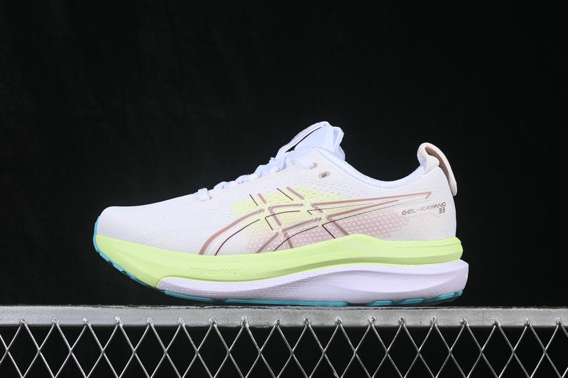 1011C287-200 Gel-Kayano 33 Grey Green Brown Running Shoes
